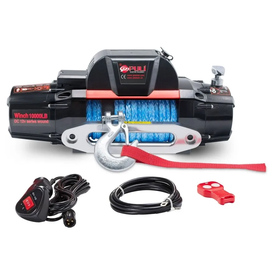 

TOP SALE 4WD 12V/24V FAST SPEED ELECTRIC WINCH 10000LB for JEEP