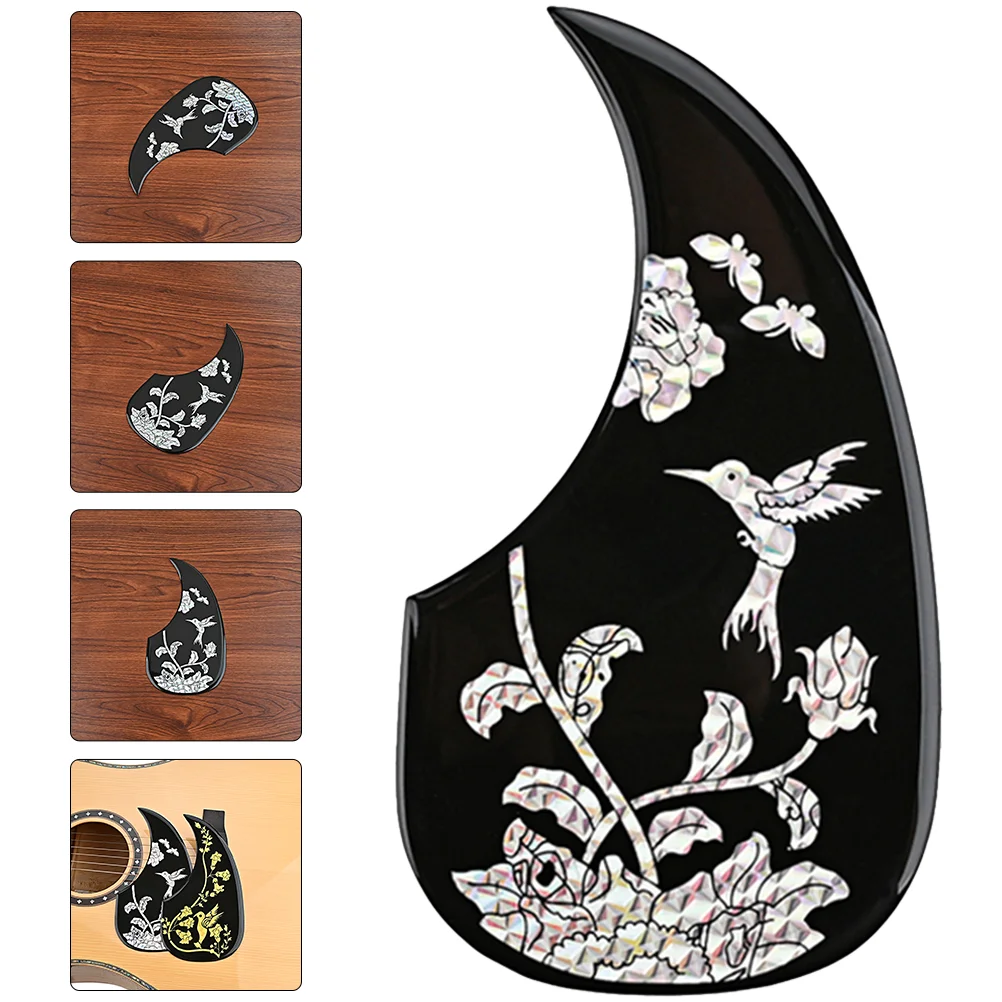 

Guitar Part PVC Decorative Self-Adhesive Folk Guitar Pickguards Pickguards for Guitar Pickguard Folk Guitar Pickguard