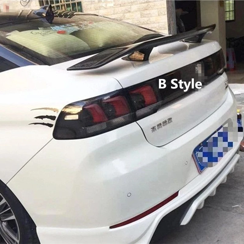 2 вида спойлера ДЛЯ Peugeot 308 408 508 301 207 206 RCZ седан АБС-материал углеродный вид