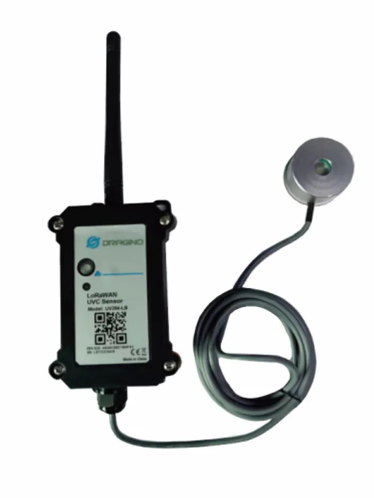 

Dragino UV254-LB -- LoRaWAN UVC Radiation Sensor UV lamp intensity