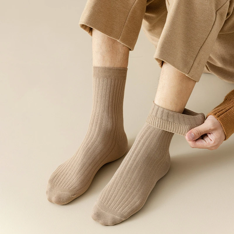 5 Pairs New Socks Men High Quality Breathable Colorful Business Cotton Socks For Men Casual Absorb Sweat Male Socks Multipack