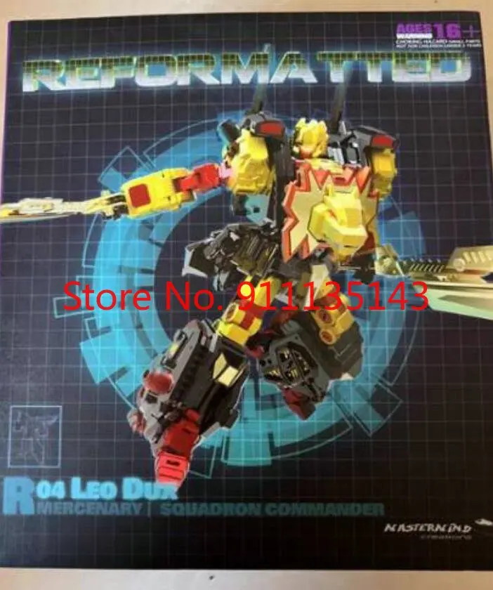 

Mastermind Creations MMC R-04 R04 Leo Dux 3rd Party Transformation Toys Anime Action Figure Toy Deformed Model Robot In Stock