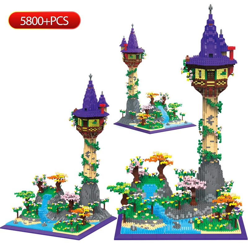 

5800Pcs Mini City Fairy Tales Movie Magic Castle Model Building Blocks Tower Architecture Friends Bricks Toys For Children Gifts