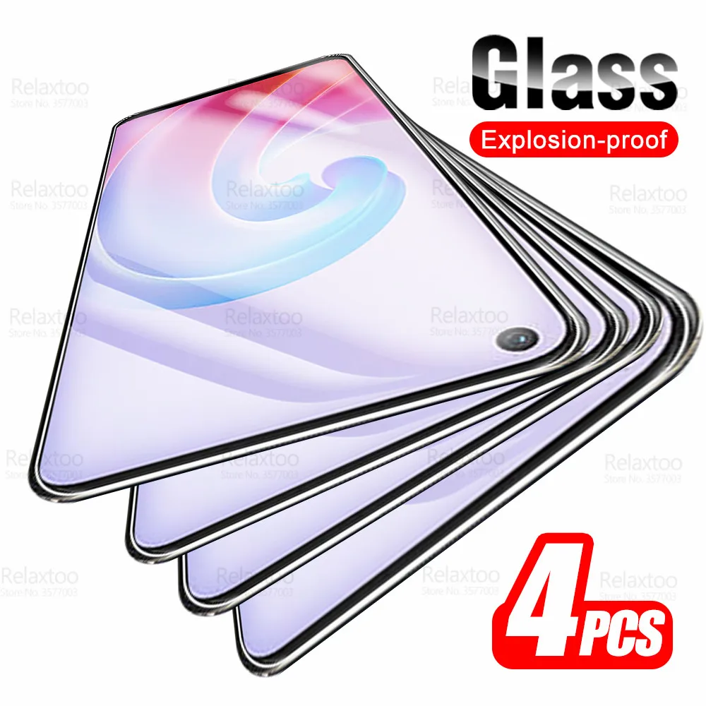 

For Oppo A96 4G A76 A36 Glass 4Pcs Tempered Protective Glass Oppoa96 Oppoa76 Oppoa36 Orro A 96 36 76 Screen Protector Phone Film