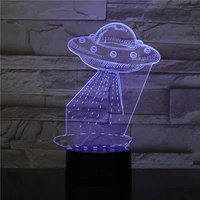 ufo series 3d lamp acrylic usb led night lights neon sign lamp xmas christmas decorations for home bedroom birthday gifts