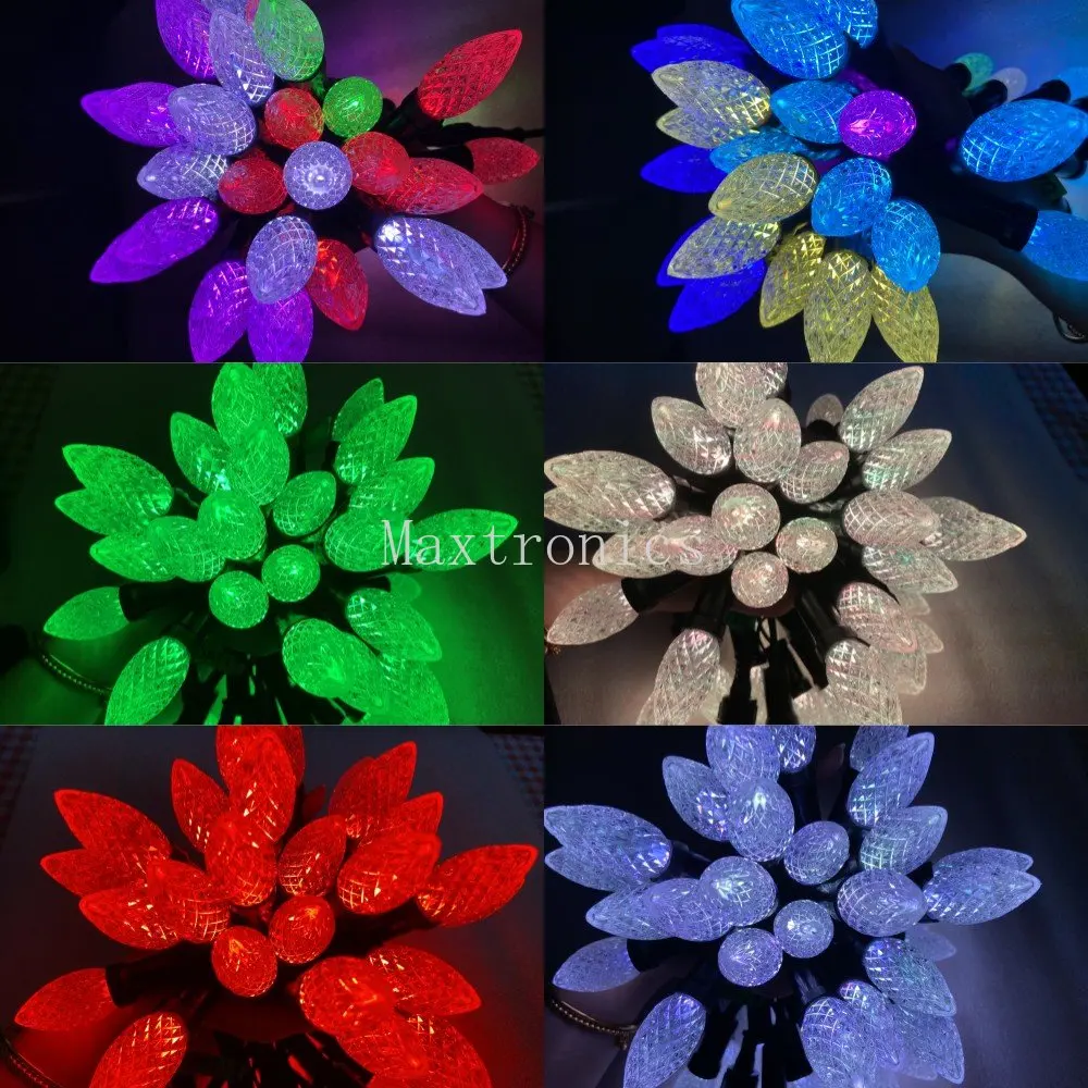 Новый 50 светодиодовстрока C9 DC12V WS2811 RGB светодиодные модули пиксельный светильник 18awg адресуемый IP68 водонепроницаемый разъем для праздничной декоративной лампы (art.: 3920cfcf3b3cb) - 3920cfcf3b3cb