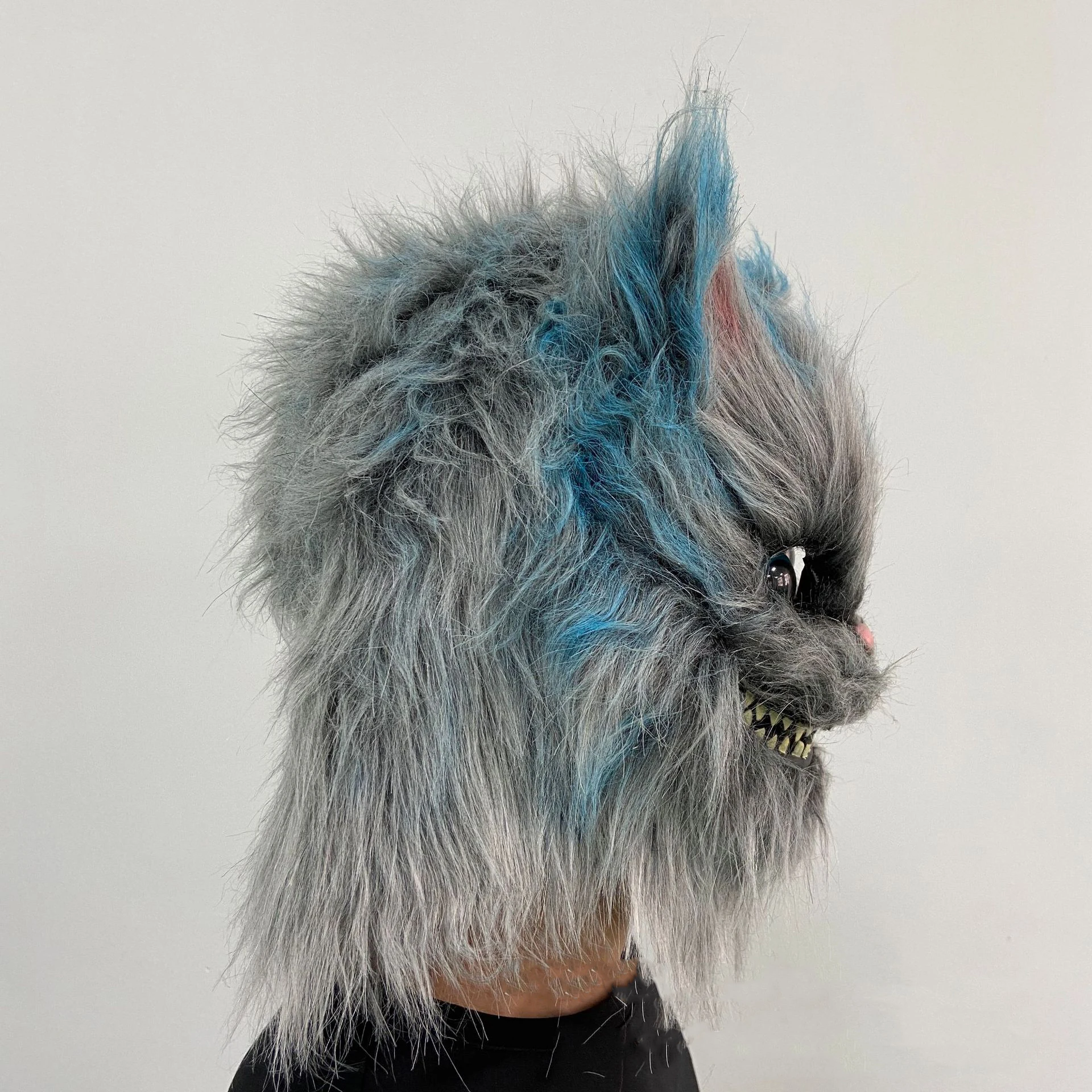 Шлем из латекса с изображением Чеширского кота