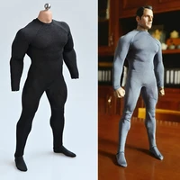 16 bodysuit male soldier strong muscle m35 body sexy one piece coat stretch ice silk cloth model for 12inch action figure body