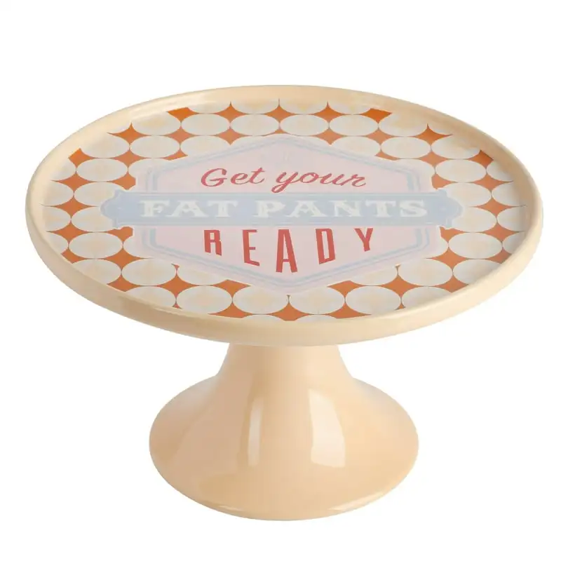 

Novelty Porcelain Pedestal Cake Stand, Orange by Miranda Lambert