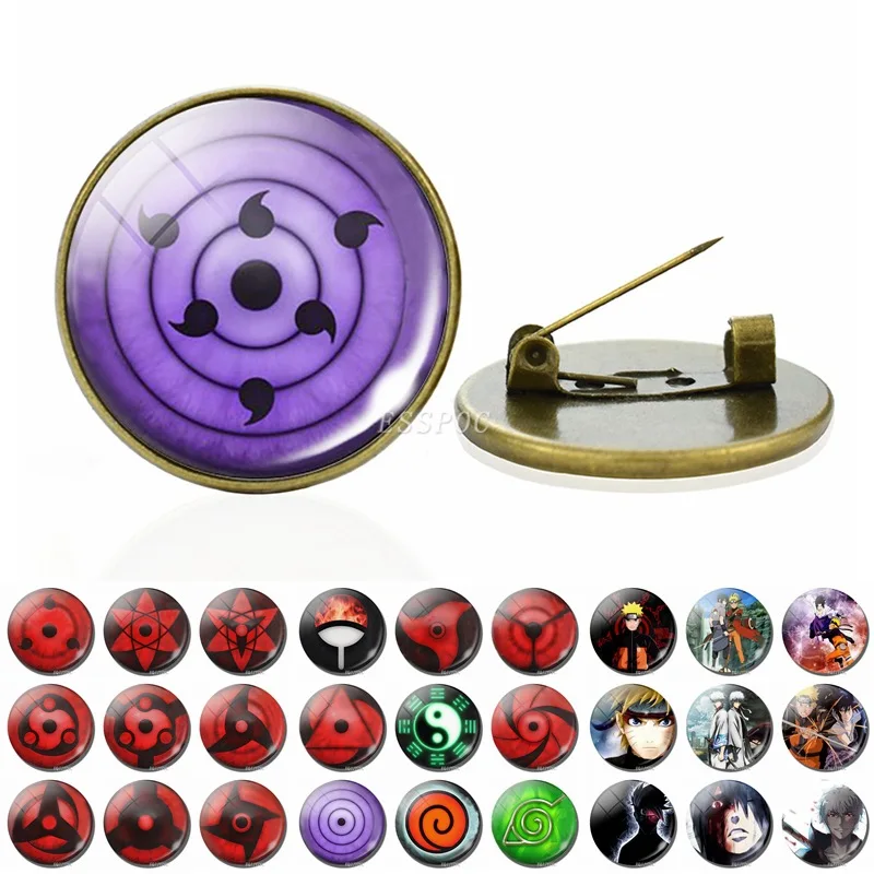 

Anime Naruto Enamel Pin Sharingan Badge Custom Brooches Lapel Pin Jeans Shirt Bag Cute Jewelry Comic Con Gifts Commemorate