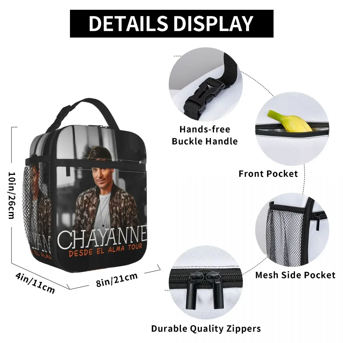 Термоизолированная сумка для ланча Bopakal Chayanne с Альма-тур 2019 путешествий