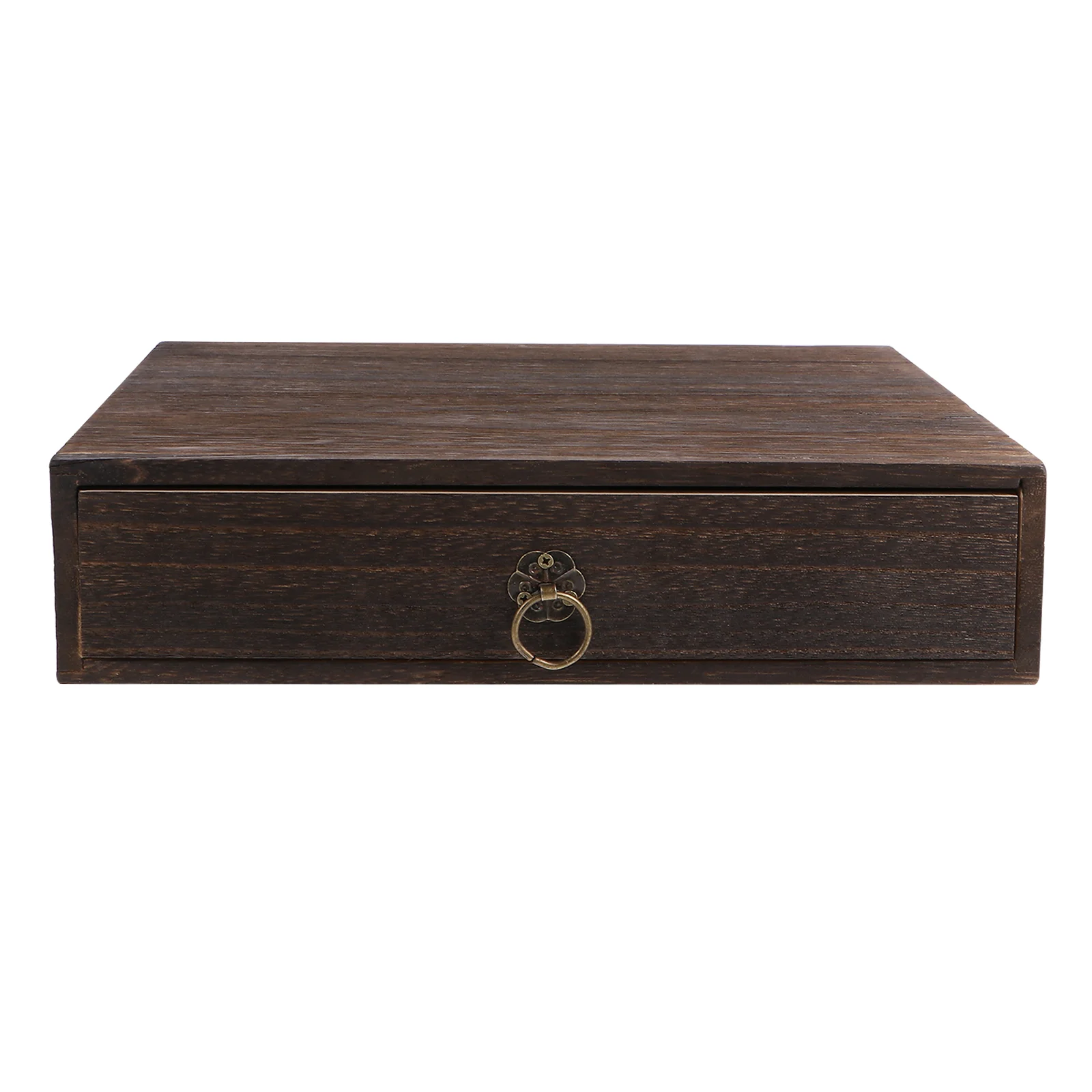 

Drawer Box Wooden Desktop Storage Desk Wood Organizer Drawersmakeup Organizers Table Office Jewelry Tabletop Cabinet Casevintage