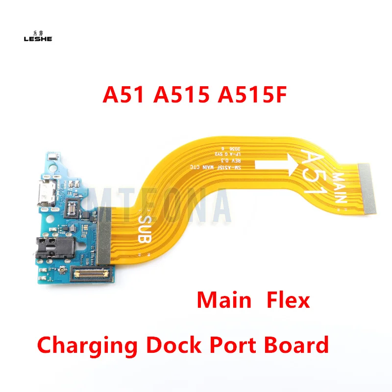 

For Samsung Galaxy A51 A515 A515F USB Charging Dock Port Board Connector Main Motherboard Flex Cable