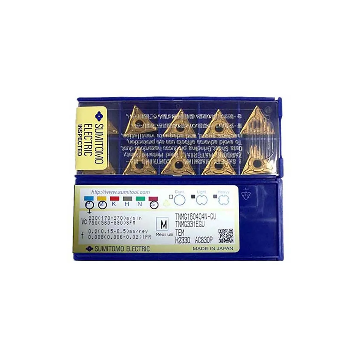 

SUMITOMO 100% Original TNMG TNMG16 TNMG160412N TNMG160408R TNMG160404N TNMG160408L GU AC830P Medium Carbide Turning Inserts