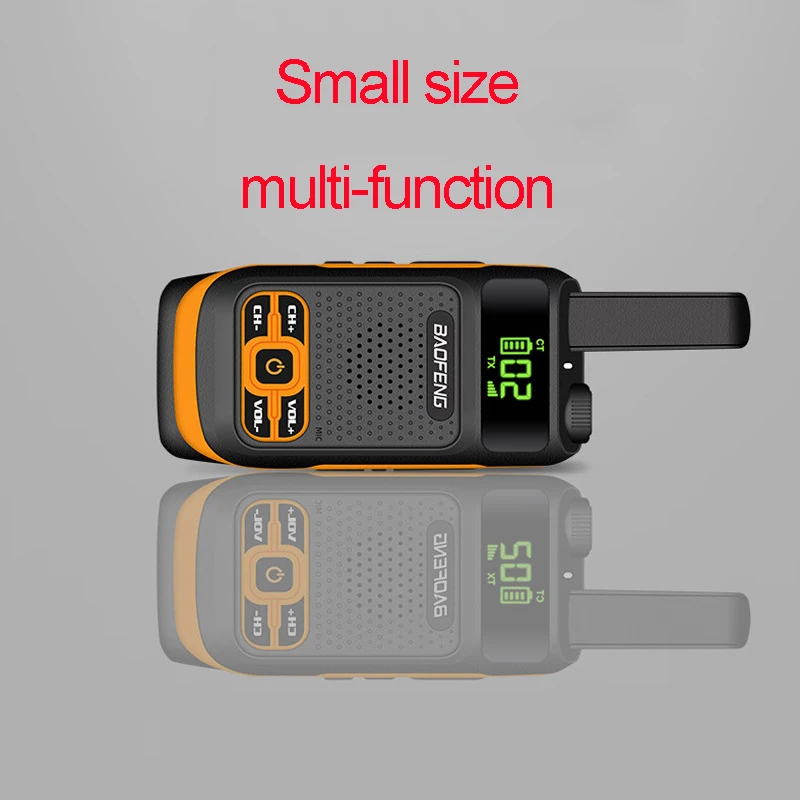 2PCS BAOFENG T19 FRS/GMRS Radio Long Range Rechargeable Two Way Radio Handheld Hzm Mini Walkie Talkie PMR 446 Radio Comunicador
