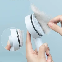 dog cat hair brush comb self cleaning dogs cats hair remover needle waterproof dog massage combs pet grooming tool
