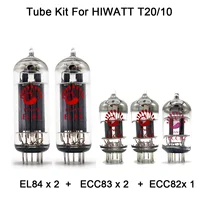 Valve Tube Kit For HIWATT T20/10 Guitar AMP Cabinet PSVANE 2PCS EL84 2PCS ECC83 1PC ECC82 Power Tube Vacuum Tube Audio Amplifier