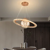 nordic modern ceiling chandelier round gypsophila blackgoldrose gold living room dining room bedroom chandelier