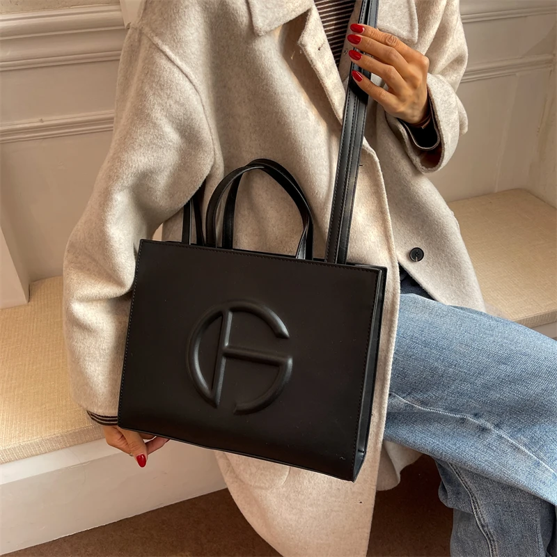 

Сумка на плечо из экокожи женская, роскошный саквояж кросс-боди, модный брендовый дизайнерский чемоданчик, цвет черный/зеленый