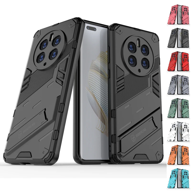 

For Huawei Mate 50 Pro Case Cover For Huawei Mate 50 Pro Capas PC Shockproof Kickstand Back Holder Cover For Mate 50 Pro Fundas