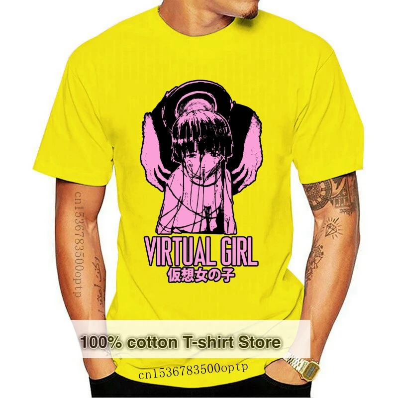 

Davis Serial Experiments Lain Mens Anime T Shirts(4)