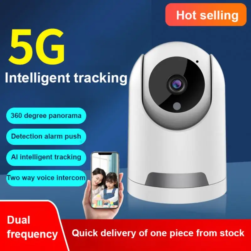 

1080P 5G Wireless IP Camera Wifi CCTV Camera Mini Pet Video Surveillance Camera With Wifi Baby Monitor Auto Tracking Camera