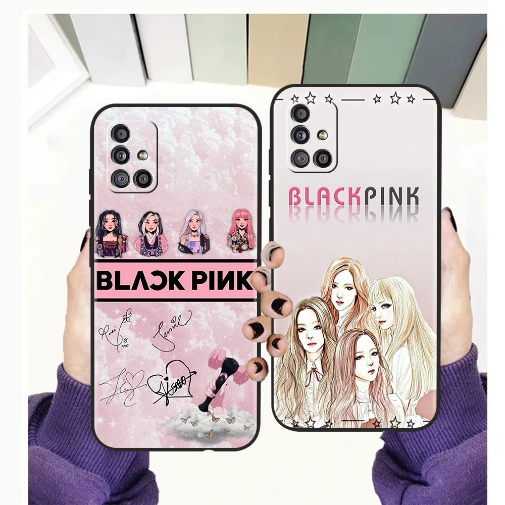 

Star Girl Phone Case Cover For Samsung A13 A22 A32 A52 A72 A51 A71 A21S A31 A41 5G Silicon Shockproof Luxury Shell Coque TPU Bag