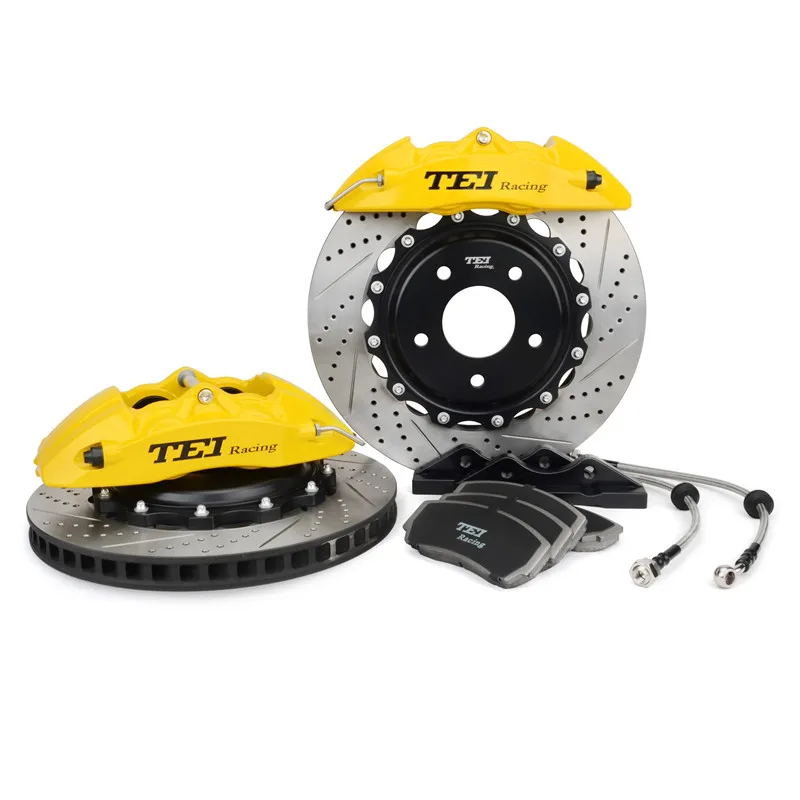 

TEI Brake Kit 4 Piston Caliper 355x28MM Disc Rotor For E63 AMG E200 E260 W207 W211 W212 2010-2019 18Inch Wheel