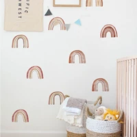 ins boho rainbow wall decals wall stickers for baby room nursery kids bedroom wall art removable pvc wallpaper home decoration