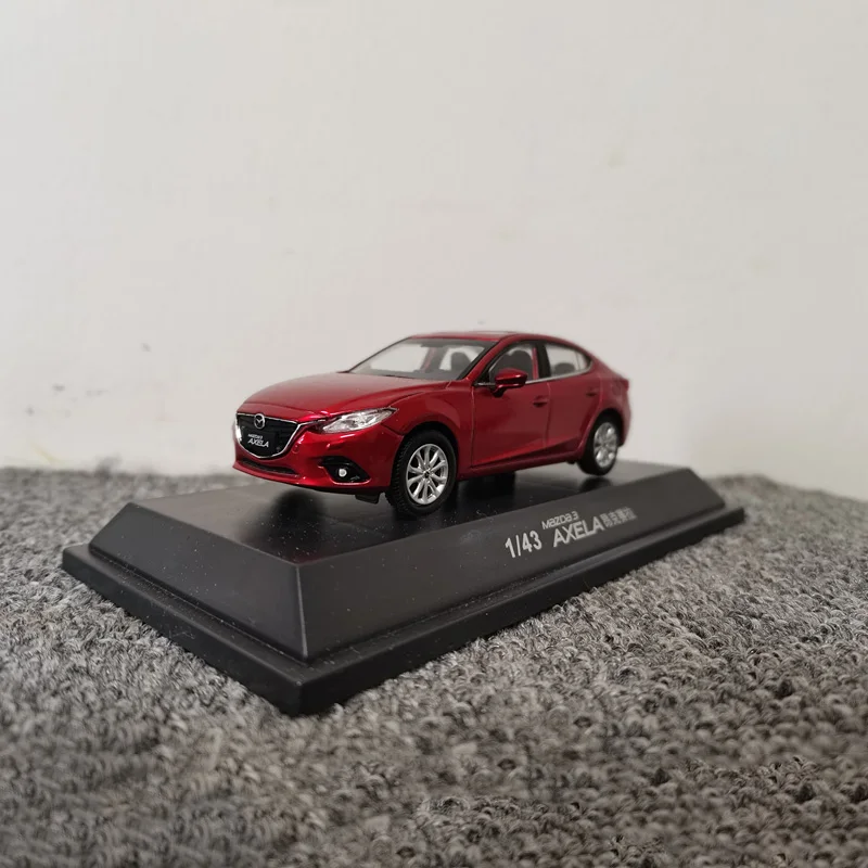 Diecast 1:43 Scale Mazda Axela 3 Vehicle Simulation Alloy Car Model Collectible Gift Boys Toys
