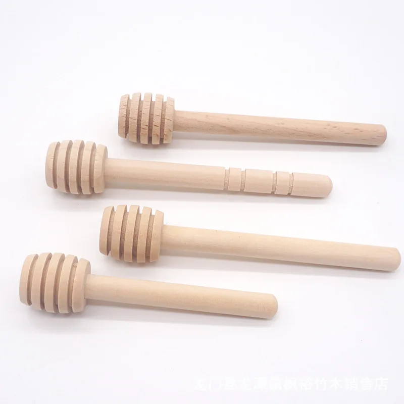 

10pcs 8cm10cm Honey Stick Wooden Stirrer Take Honey Stick Milk Tea Coffee Jam Wooden Stirrer