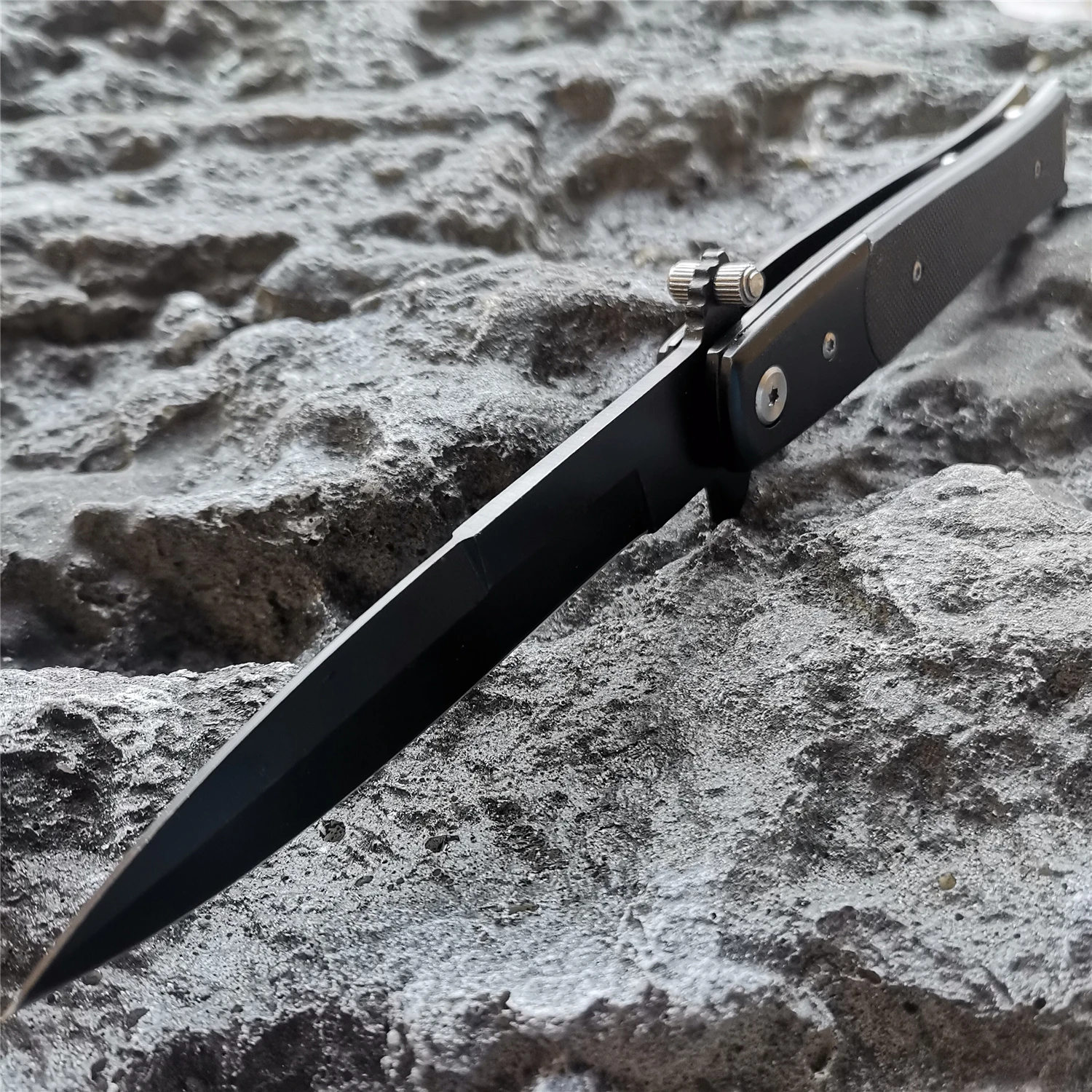 Новый деревянный портативный складной нож G10 карманный Учебный из нержавеющей