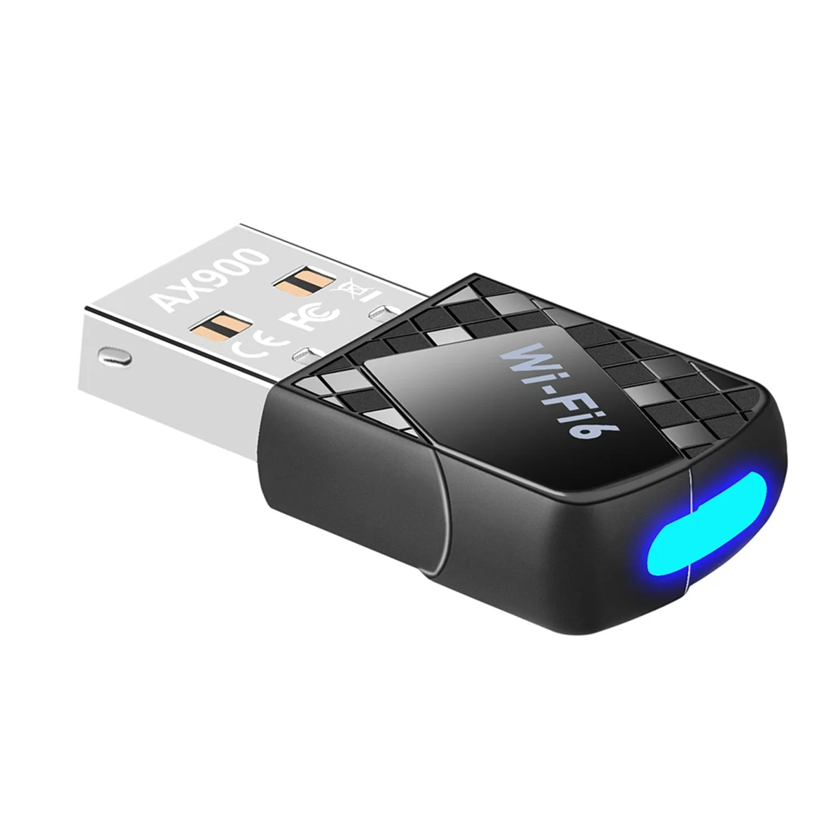 Фото USB-адаптер Wi-Fi 6 AT42 900 Мбит/с, USB-донгл AX900, двухдиапазонный беспроводной WLAN-приемник 2.4G/5G для Win10 и Win11 №4