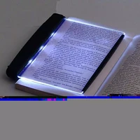 led night book reader reading book light led panel night wireless people thinking mind creative flat plate panel eyes book lamp