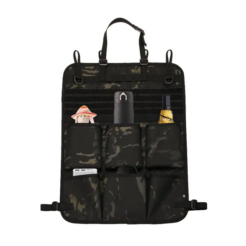 

Женская камуфляжная подвесная сумка для заднего сиденья, органайзеры для хранения с карманами для закусок, напитков, игрушек, журналов