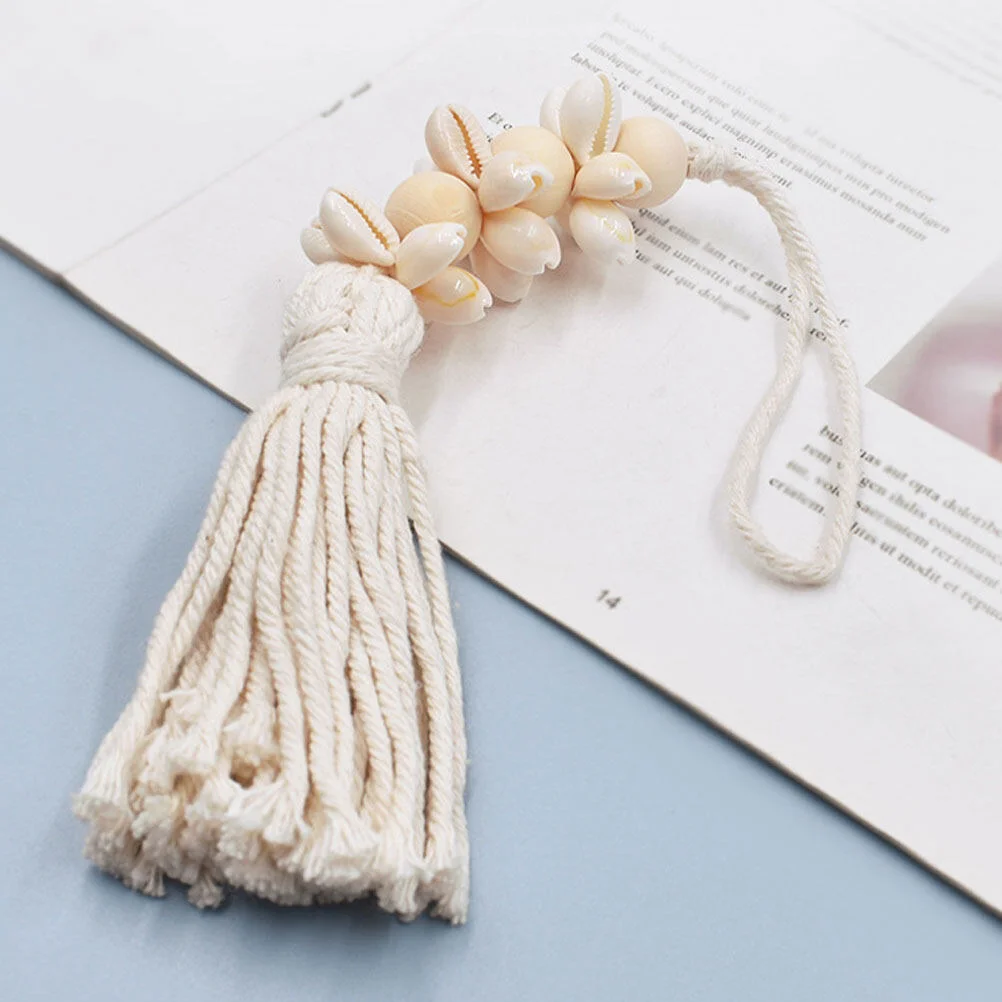 

Decorative Beads Home Party Wood Tassel Pendant Wall Hanging Wooden Beaded Decoration