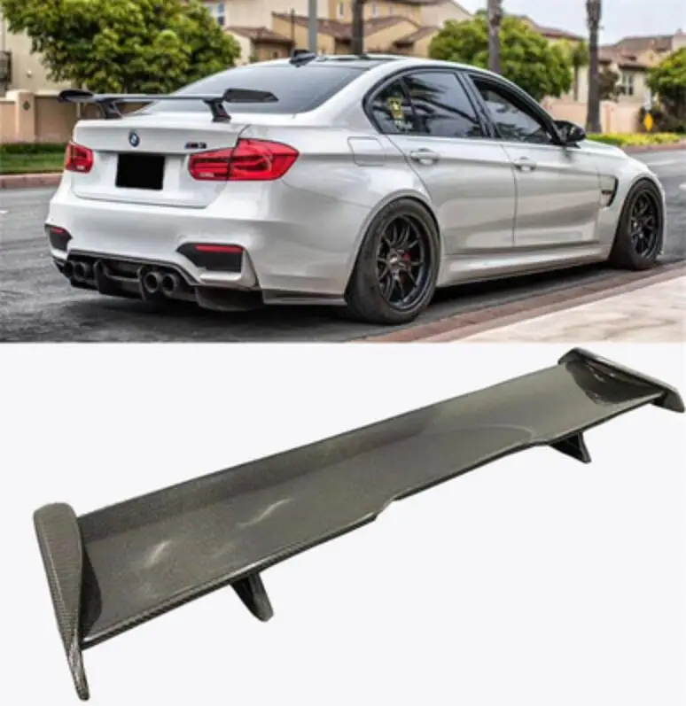 

Real Carbon Fiber Car Rear Trunk Lip Spoiler Splitter Wing Fits For BMW M2 M3 M4 M5 2010-2022 GT Style