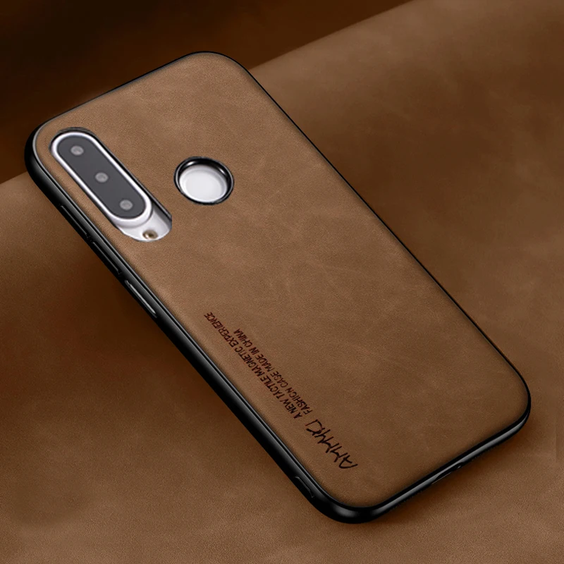 Чехол из искусственной кожи для Huawei P20 P40 Lite Pro мягкий силиконовый чехол ТПУ P30 Nova 3e