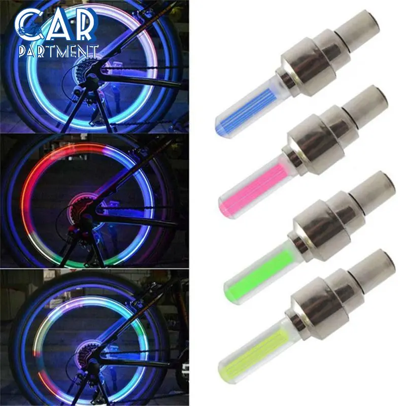 

Durable Led Neon Light 2pcs 2 In 1 Universal Tire Lamp Car Motorcycle Wheel Tire Lamp For Bike Bicycle Car Accessories