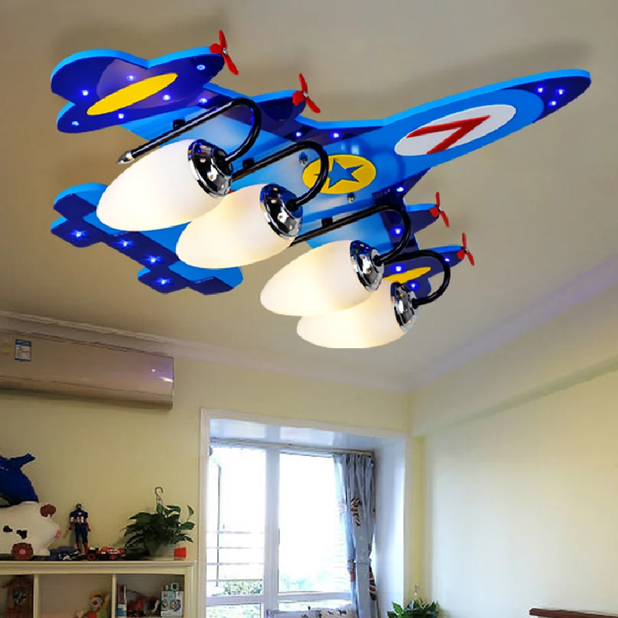 

Airplane kids home decoration salon bedroom decor led lights for room chandeliers ceiling dining room indoor chandelier lighting