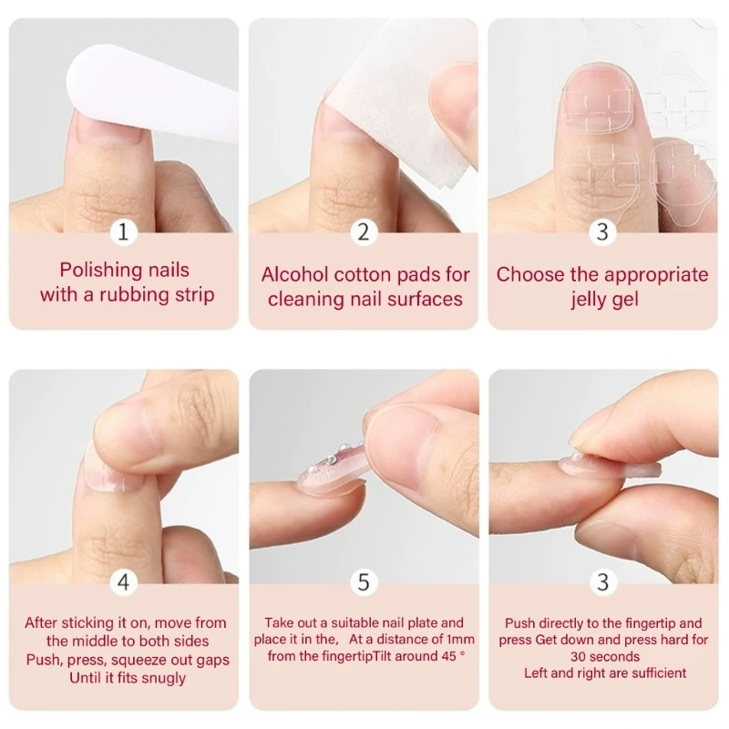 Уникальные накладные ногти короткие 24 шт. квадратные французские кончики ногтей