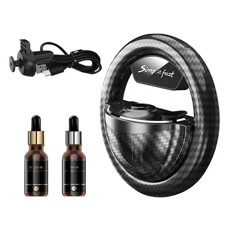 

Air Freshener For Car RGB Ambient Light Built In High Capacity Battery Car Interior Decor Oil Diffuser Vent Clip For Gift For