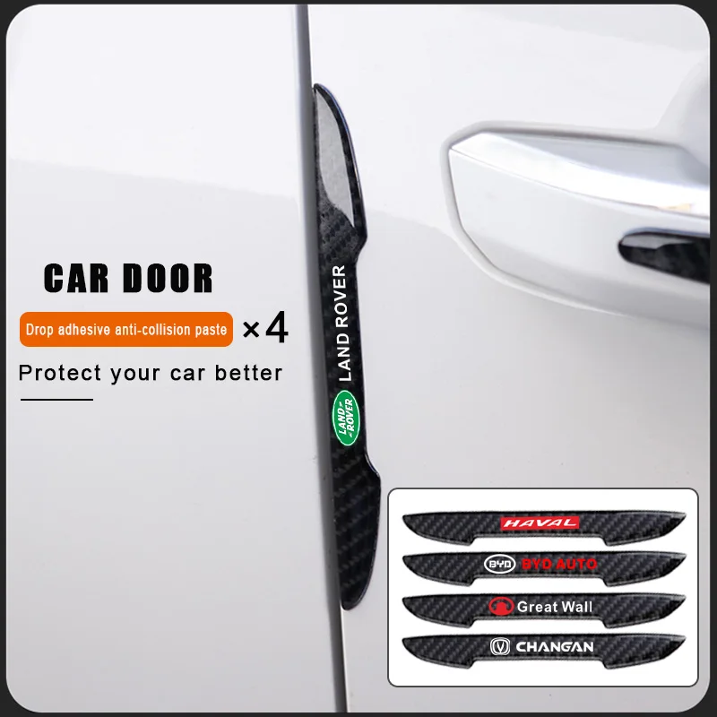 

Universal Car Door Edge Bumper Strip Protective Stickers for Land Rover Evoque Range Emblem Discovery 2 3 4 Sport Accessories
