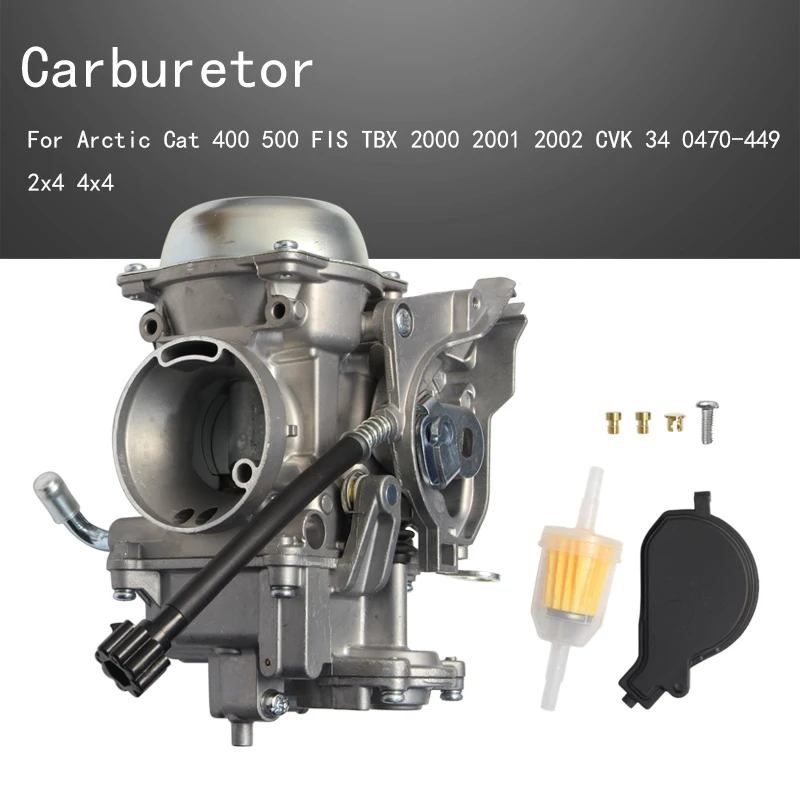 

Карбюратор для Arctic Cat 400 500 FIS TBX 2000 2001 2002 CVK 34 0470-449 2x4 4x4