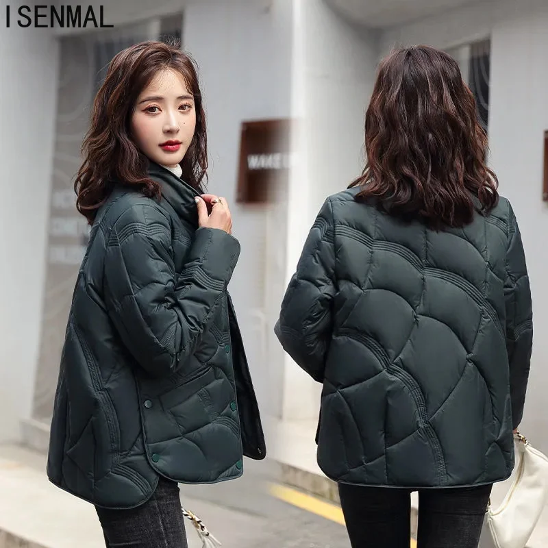 Winter Women Jacket Cotton Padded Female Coat High Quality Warm Outwear Womens Parka Loose Snow Wear Manteau Femme Hiver