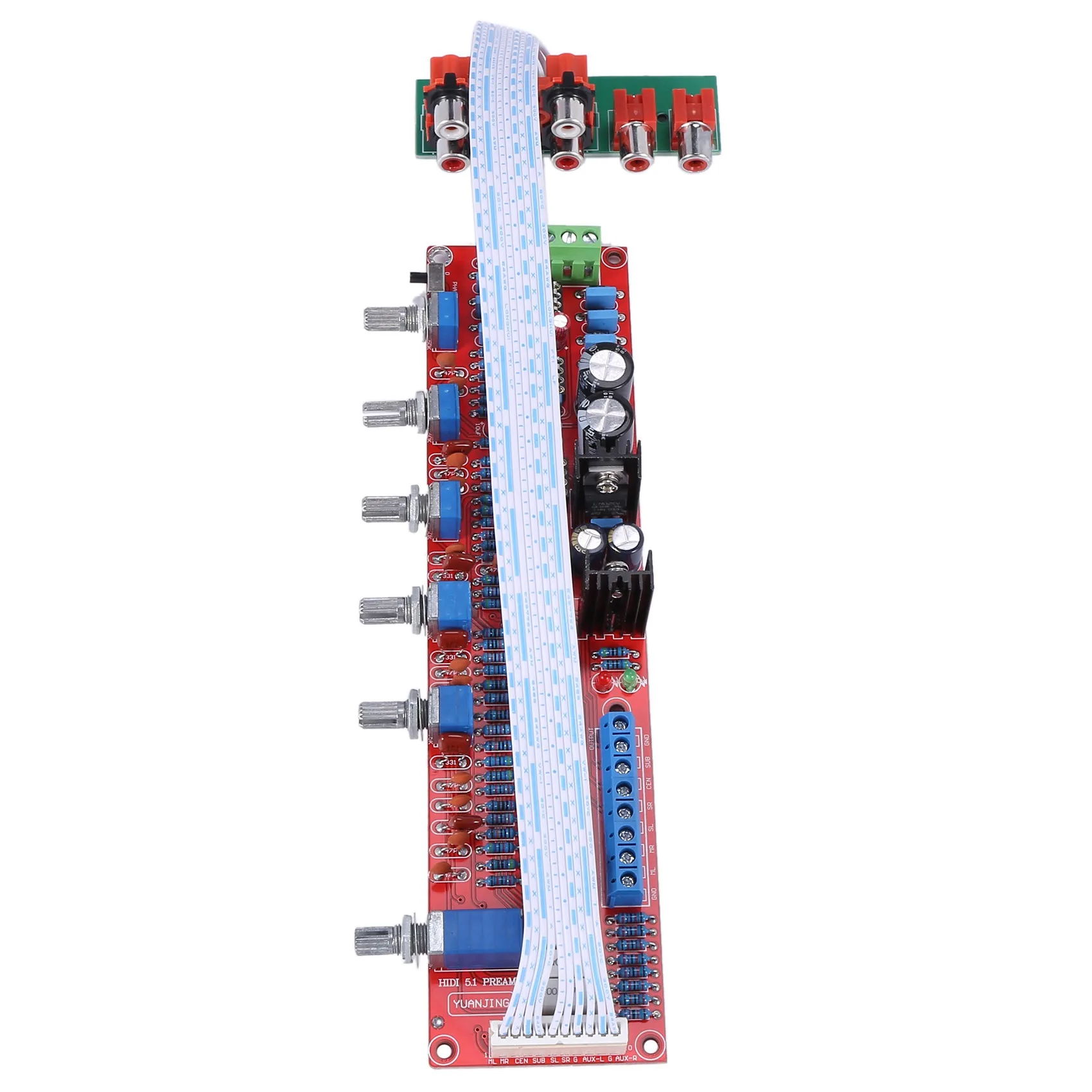 

NE5532 Preamplifier Bord HIFI 5.1 Tone Plate Volume Control Panel Preamp Mixer Board Pre-Amplifier Board