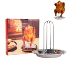 Утолщенная подставка для приготовления курицы на открытом воздухе, барбекю