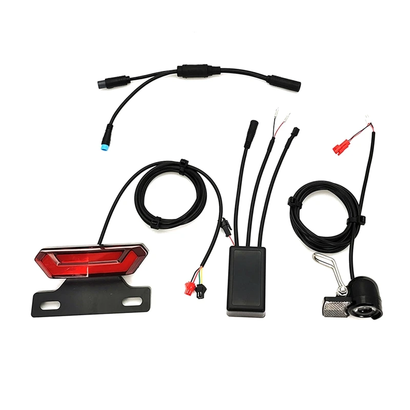 

Ebike LED Light For Bafang BBS01 BBS02 BBSHD Mid Drive Motor Electric Bike 6V Meter Line Light Set With Bike Brake Light