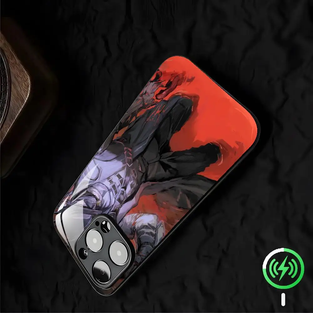 Фото Классический чехол для телефона Bloodborne для iPhone 17, 16, 15, 14, 13, 12, 11, X, XR, XS, 8 Plus, Mini, Pro, Max, стеклянный чехол №1