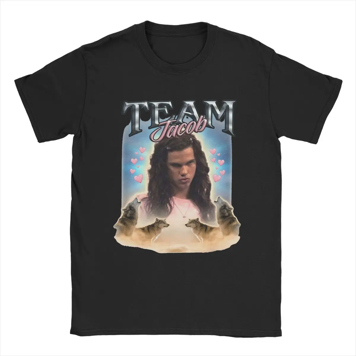 Футболка мужская с коротким рукавом круглым вырезом и принтом 100% хлопок